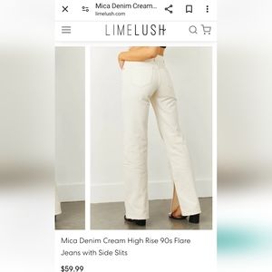 MICA CREAM JEANS new in bag